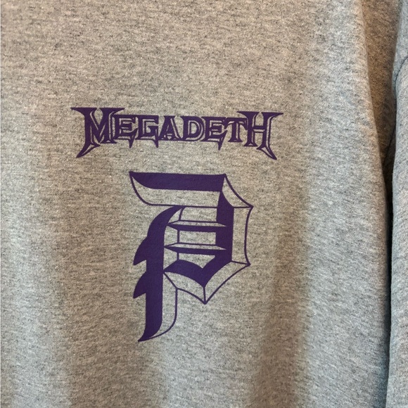 Primitive X Megadeath Collab Men’s Hanger Gray T-Shirt in Size Large BNOT - Picture 2 of 8